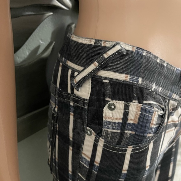 Free people plaid corduroys - Picture 2 of 8